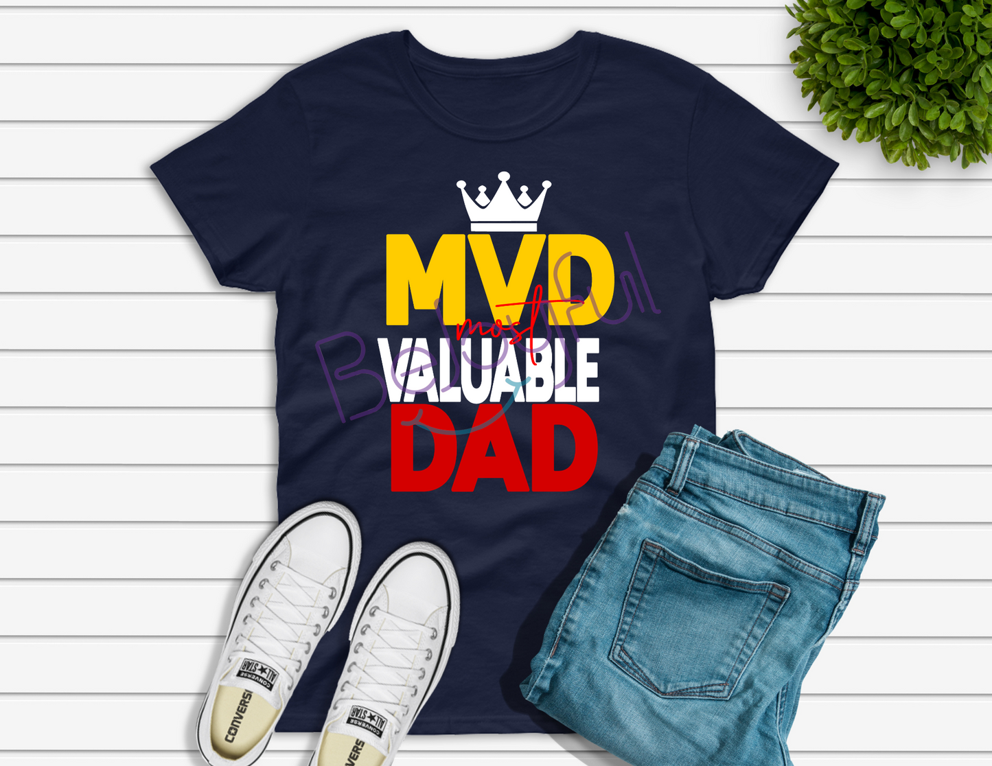 Most Valuable Dad (MVD) DTF Transfer