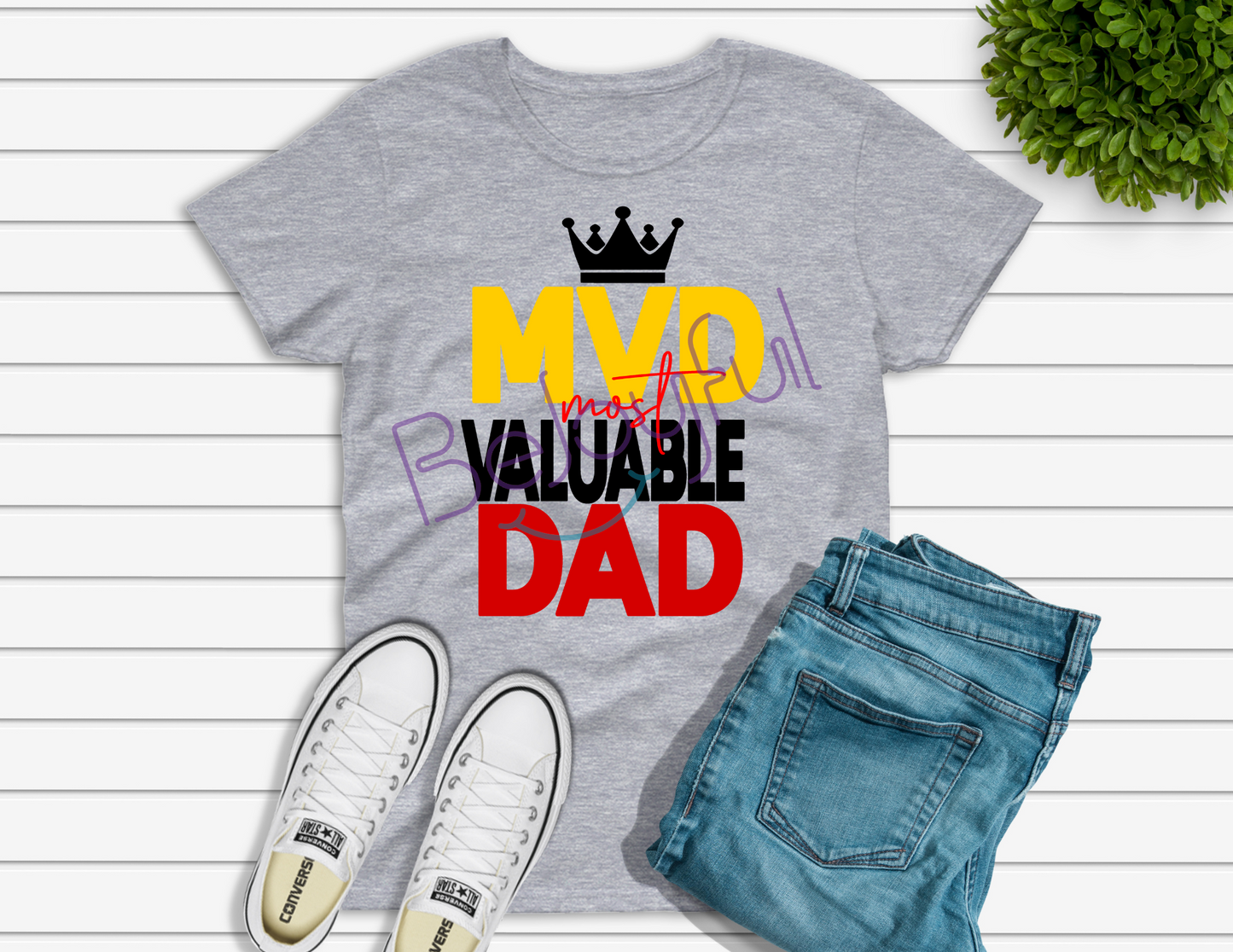 Most Valuable Dad (MVD) DTF Transfer