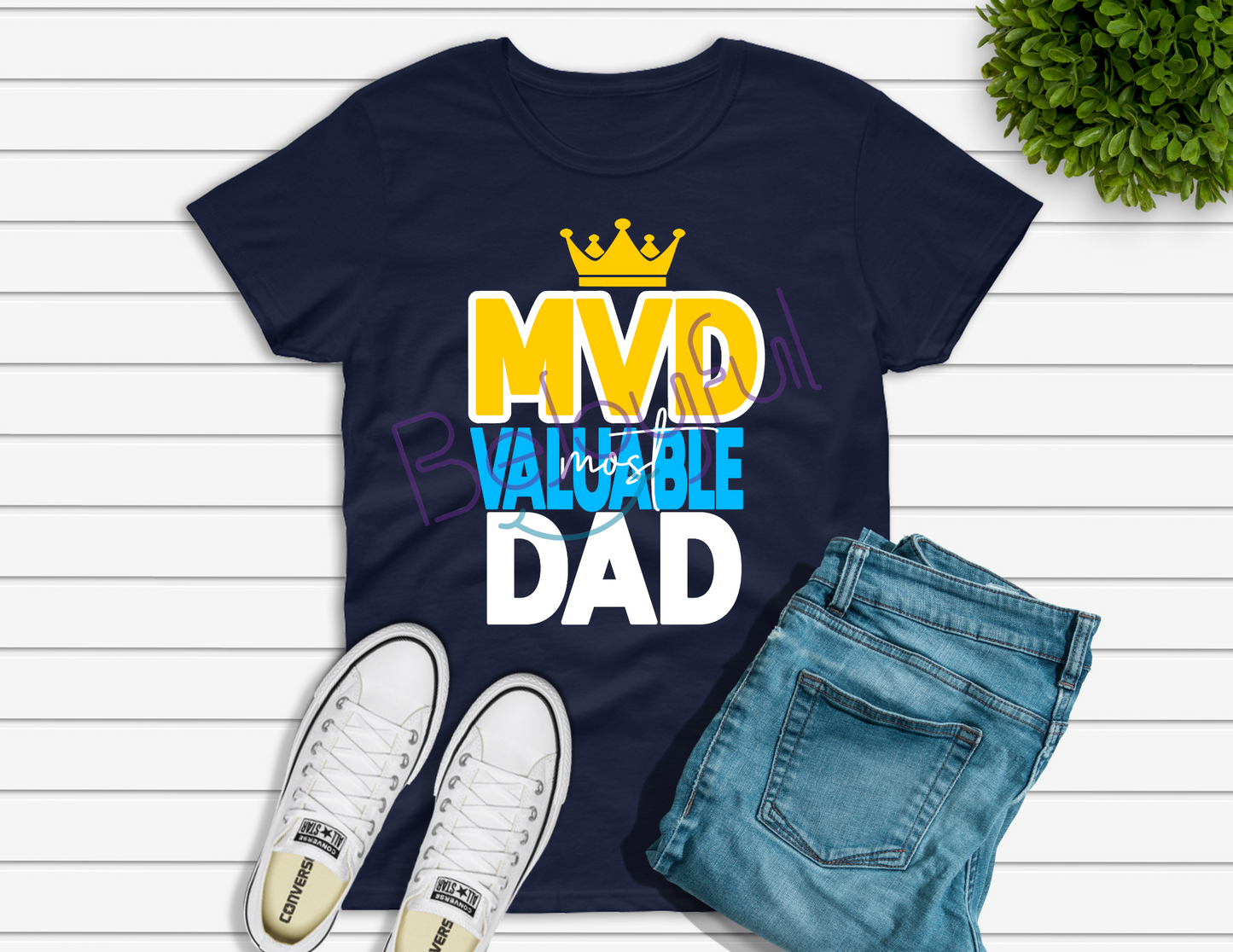 Most Valuable Dad (MVD) DTF Transfer