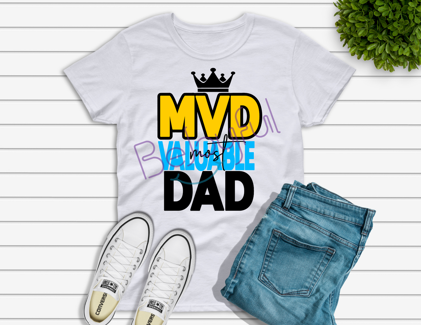 Most Valuable Dad (MVD) DTF Transfer