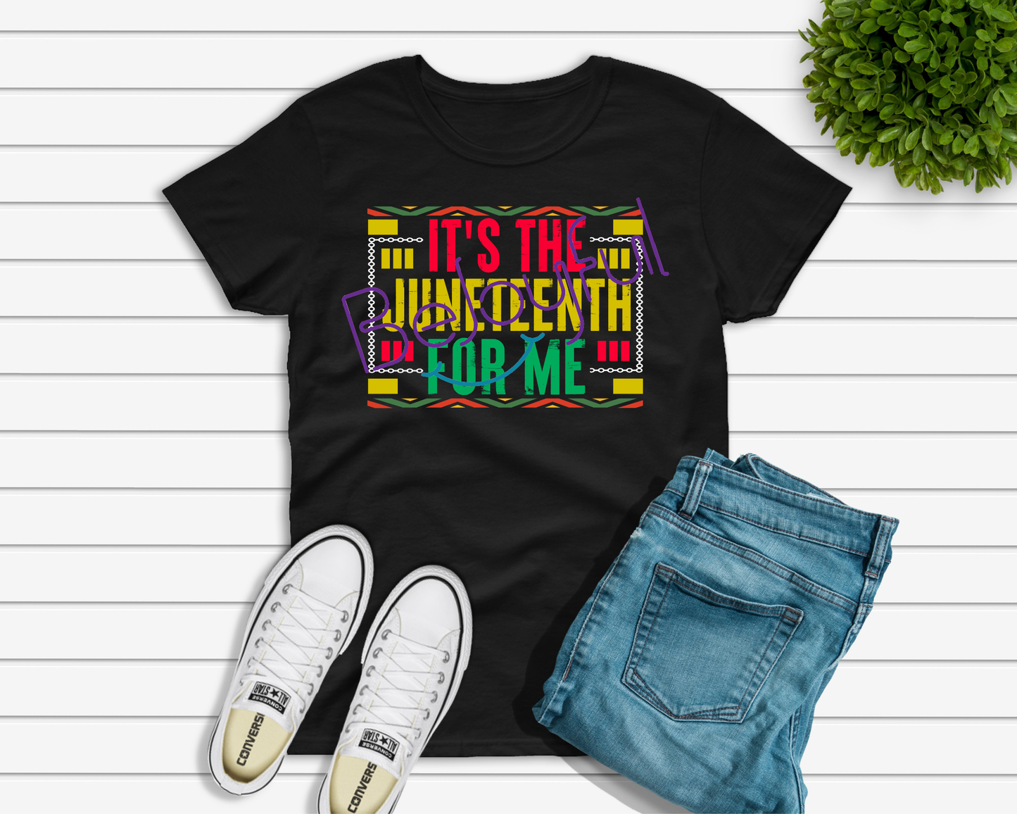 It's Juneteenth For Me (Design 1) DTF Transfer