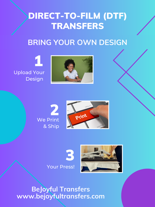 Custom DTF Transfer - Bring Your Own Design (BYOD)