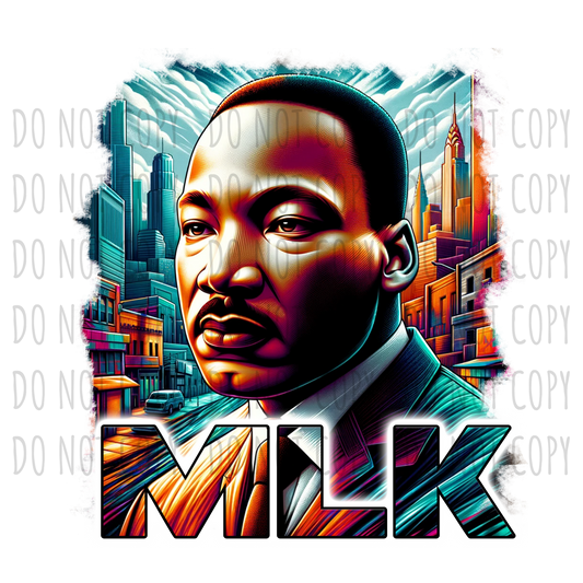 Martin Luther King Jr Design-1 DTF Transfer