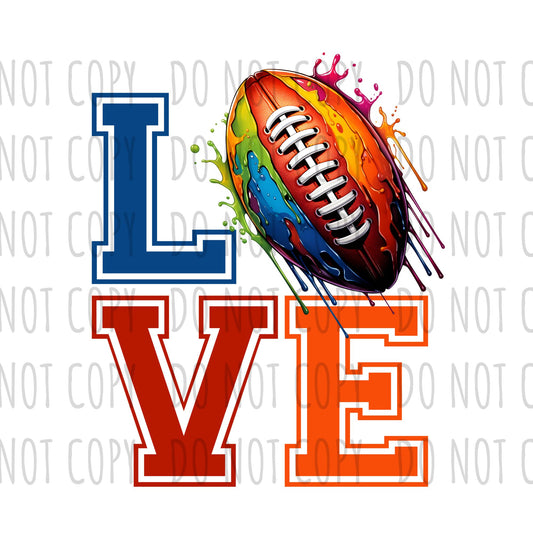 DIGITAL DOWNLOAD - Football Love (PNG)