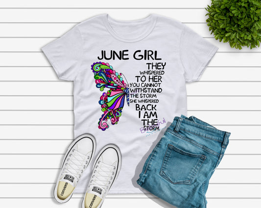 June Girl - They Whispered Sublimation Transfer