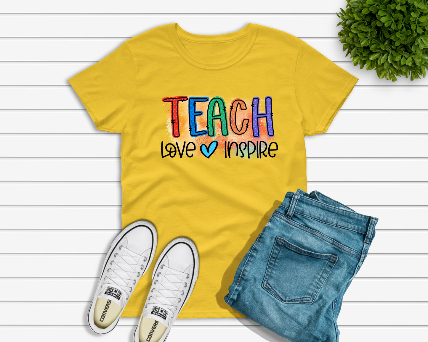 RTS - Teach Love Inspire DTF Transfer